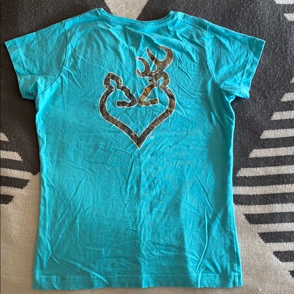 Browning Teal T shirt - Picture 3 of 3